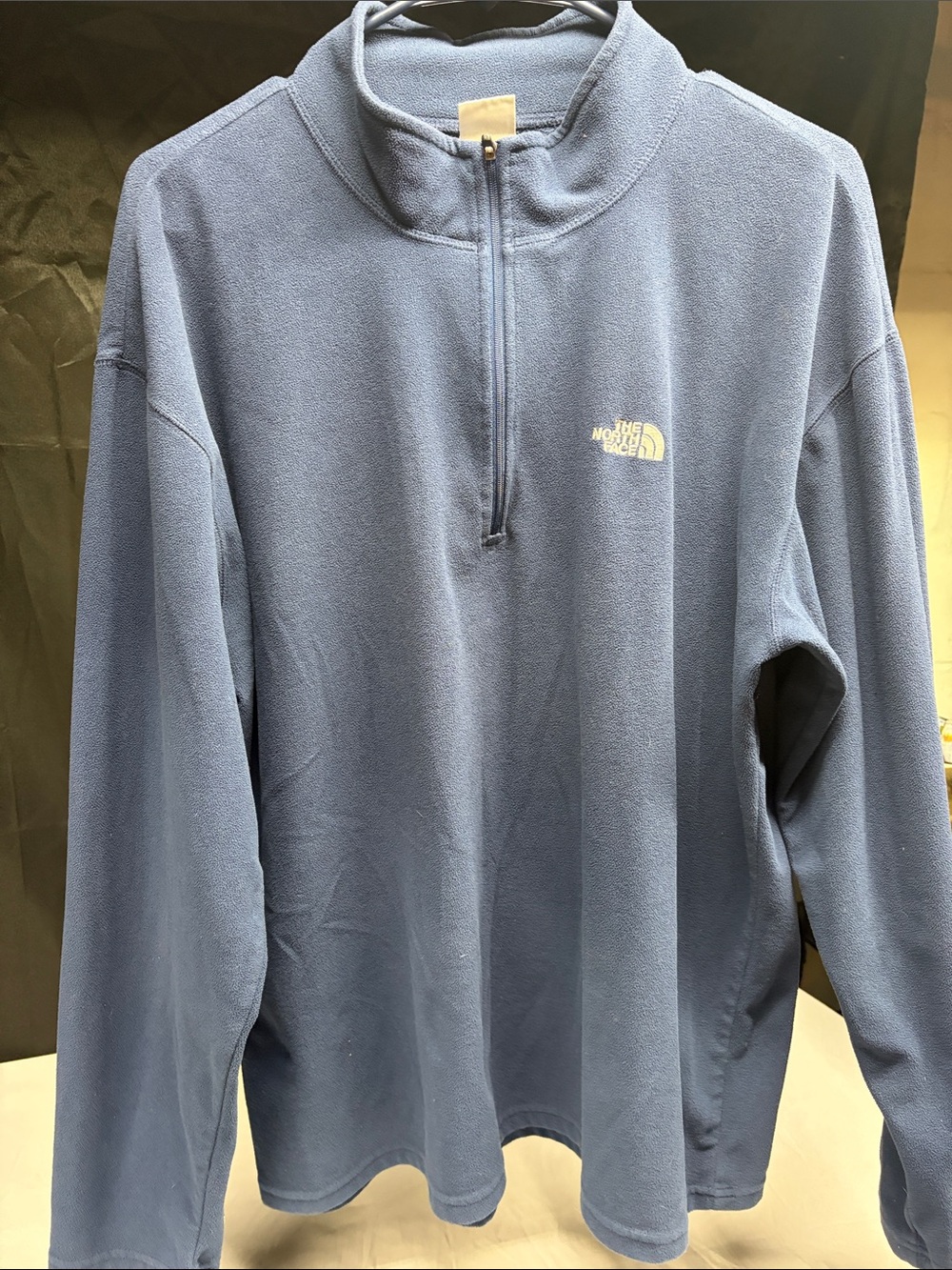 The North Face Men's Slate Blue Half-Zip Fleece Pullover